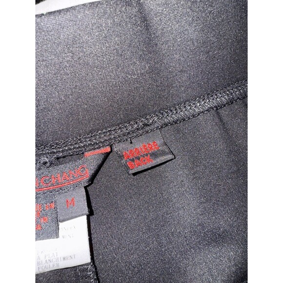 Simon Chang Womens Medium Black Moto Stirrup Pants Zip Grunge 90’s Goth New - Picture 11 of 14